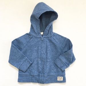 Baby Gap, Blue Cotton ZIP Hoodie, 18-24 mo
